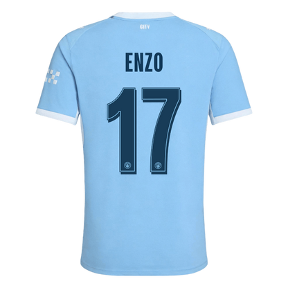 Manchester City Tröja ENZO #17 2026/27 Hemma Autentisk Blå - UCL-3