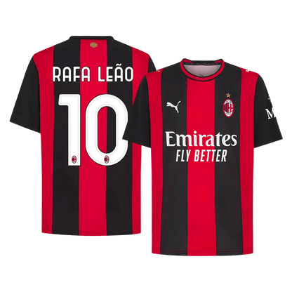 AC Milan Tröja RAFA LEÃO #10 2026/27 Hemma Röd & Svart