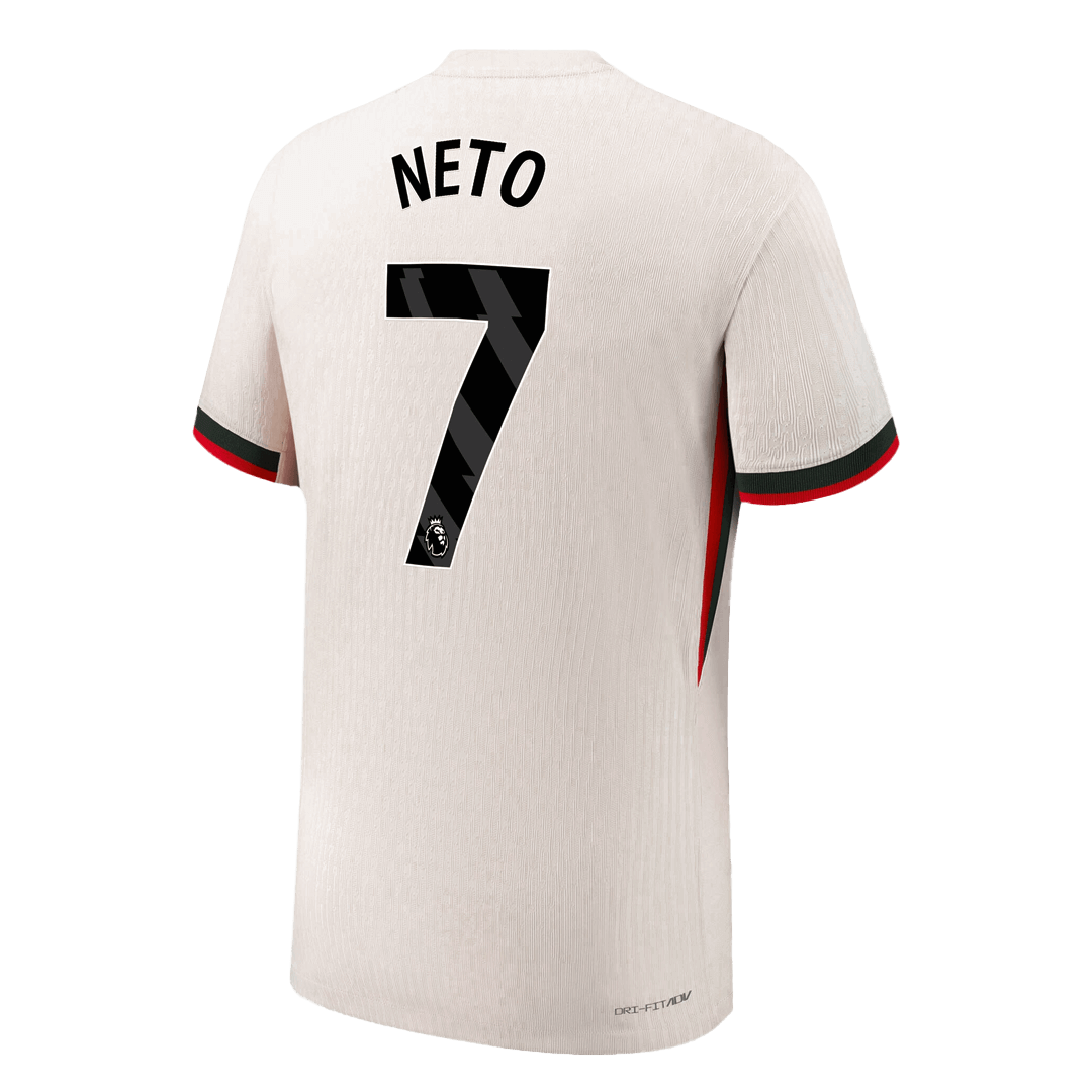 Chelsea Tröja NETO #7 2025/26 Borta Vit