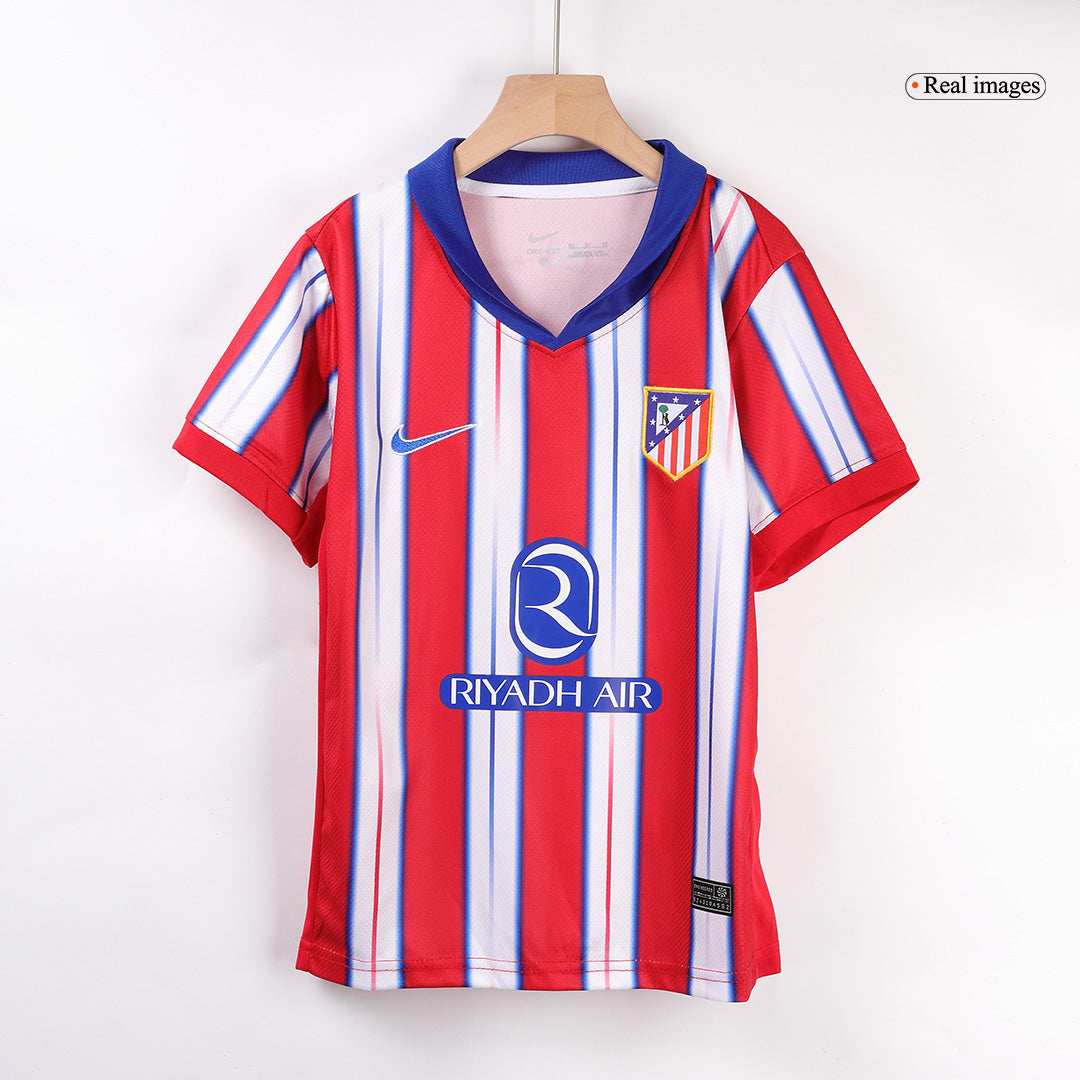 Atletico Madrid Tröja 2024/25 Hemma Röd & Vit Barn