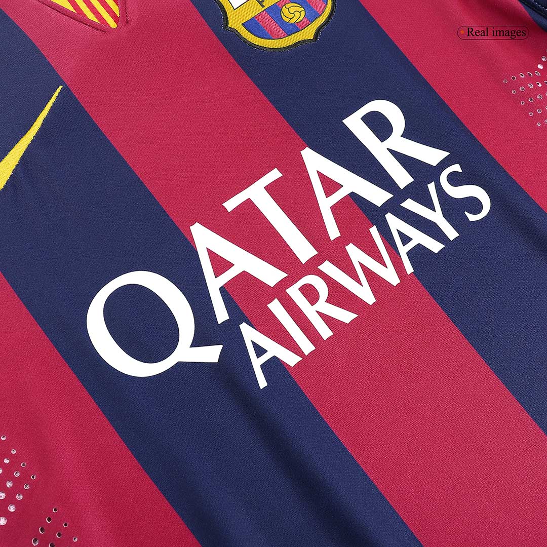 MESSI #10 Barcelona Hemmatröja 2014/15 Retro Tröja-5