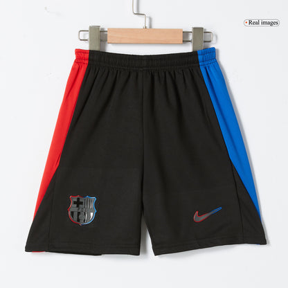Barcelona Tröja 2024/25 Borta Svart Barn-14