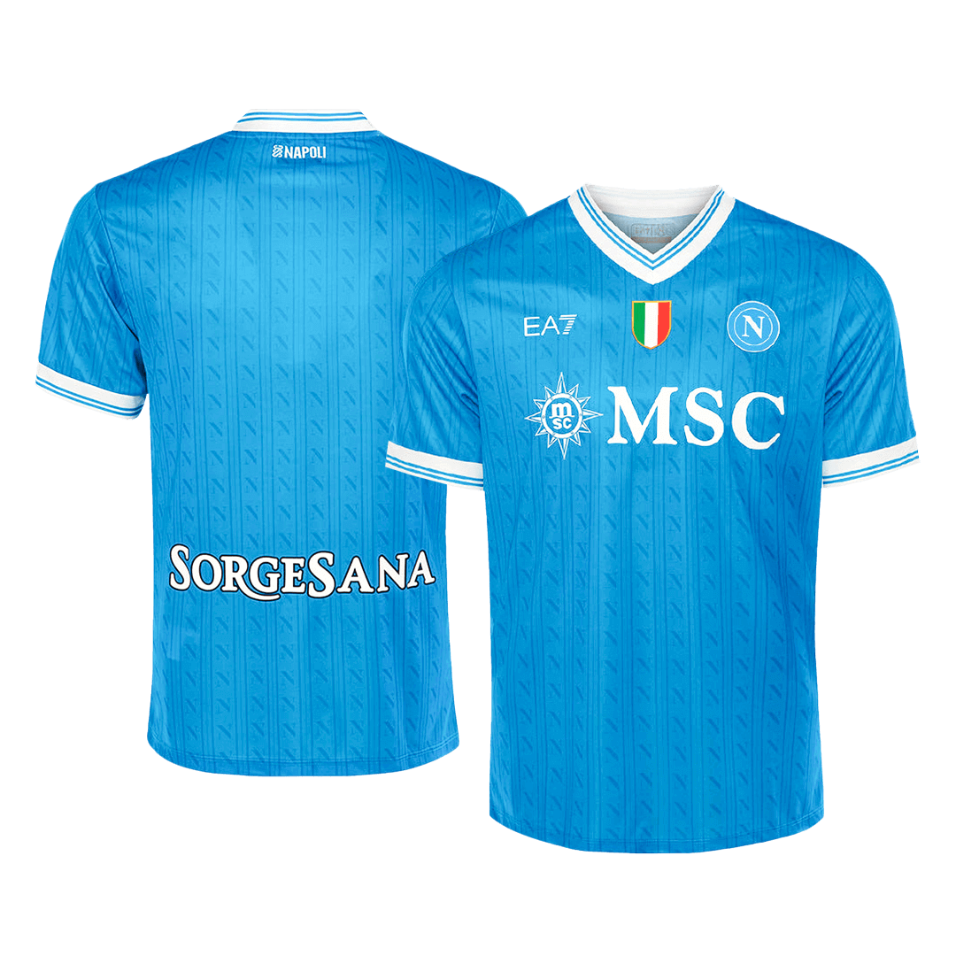 Napoli Tröja 2025/26 Hemma Blå-8