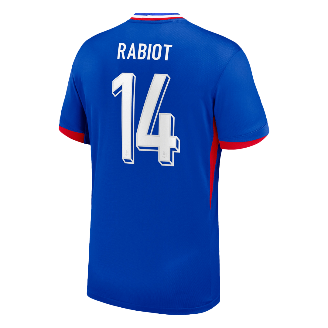 Frankrike Tröja RABIOT #14 Euro 2024 Hemma Blå