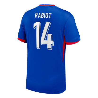 Frankrike Tröja RABIOT #14 Euro 2024 Hemma Blå-7