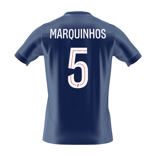 MARQUINHOS #5 PSG Tröja 2025/26 Hemma Premium Mörkblå-1