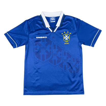 Brasilien Bortatröja 94/96 Retro Tröja
 Blå