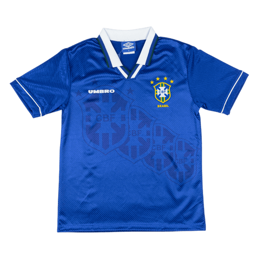 Brasilien Bortatröja 94/96 Retro Tröja
 Blå