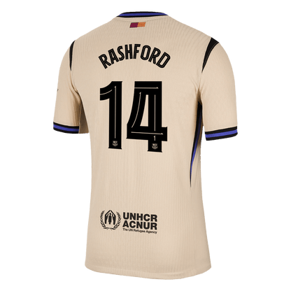 Barcelona Tröja RASHFORD #14 2025/26 Borta Gul - UCL-14