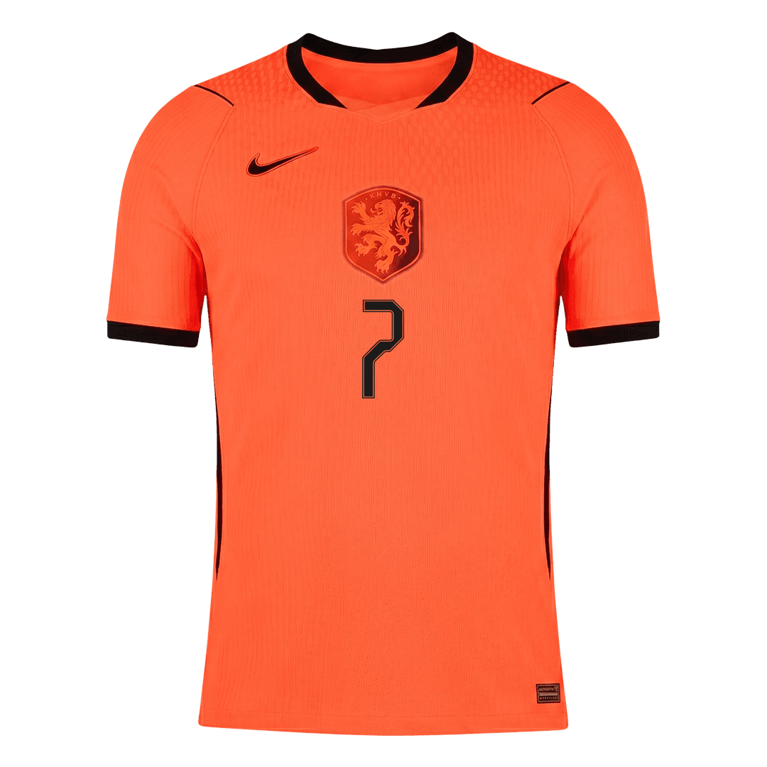 Nederländerna Tröja XAVI #7 2026 Hemma Autentisk Orange-9