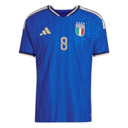 Italien Tröja TONALI #8 2026 Hemma Autentisk Blå-10