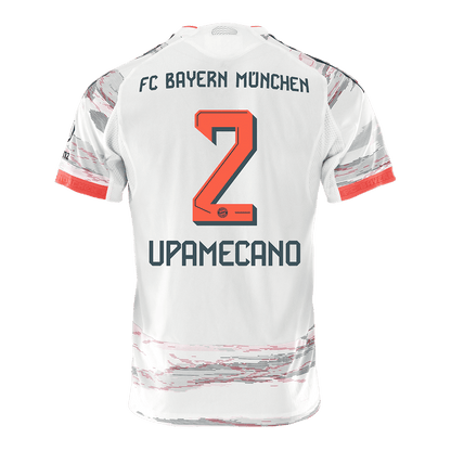 Bayern Munich Tröja UPAMECANO #2 2025/26 Borta Vit-12