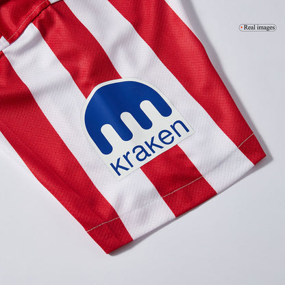 Atletico Madrid Tröja SØRLOTH #9 2025/26 Hemma Röd & Vit-5