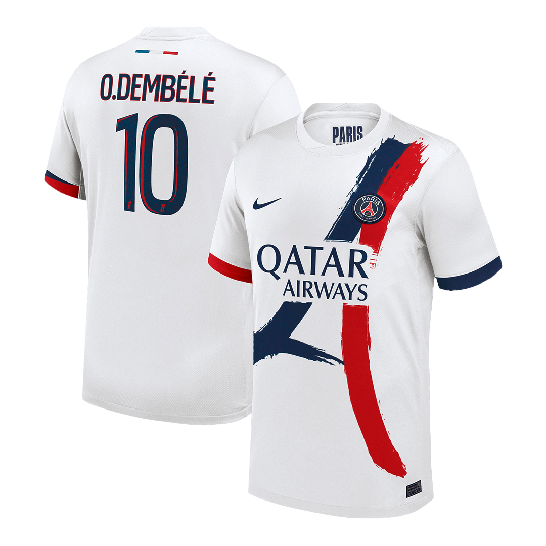 PSG Tröja O.DEMBÉLÉ #10 2025/26 Borta Vit