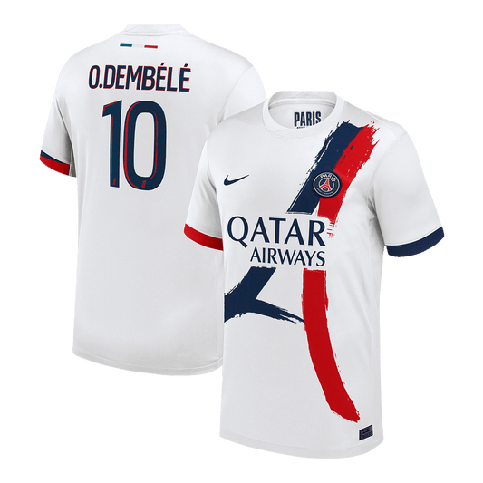 PSG Tröja O.DEMBÉLÉ #10 2025/26 Borta Vit