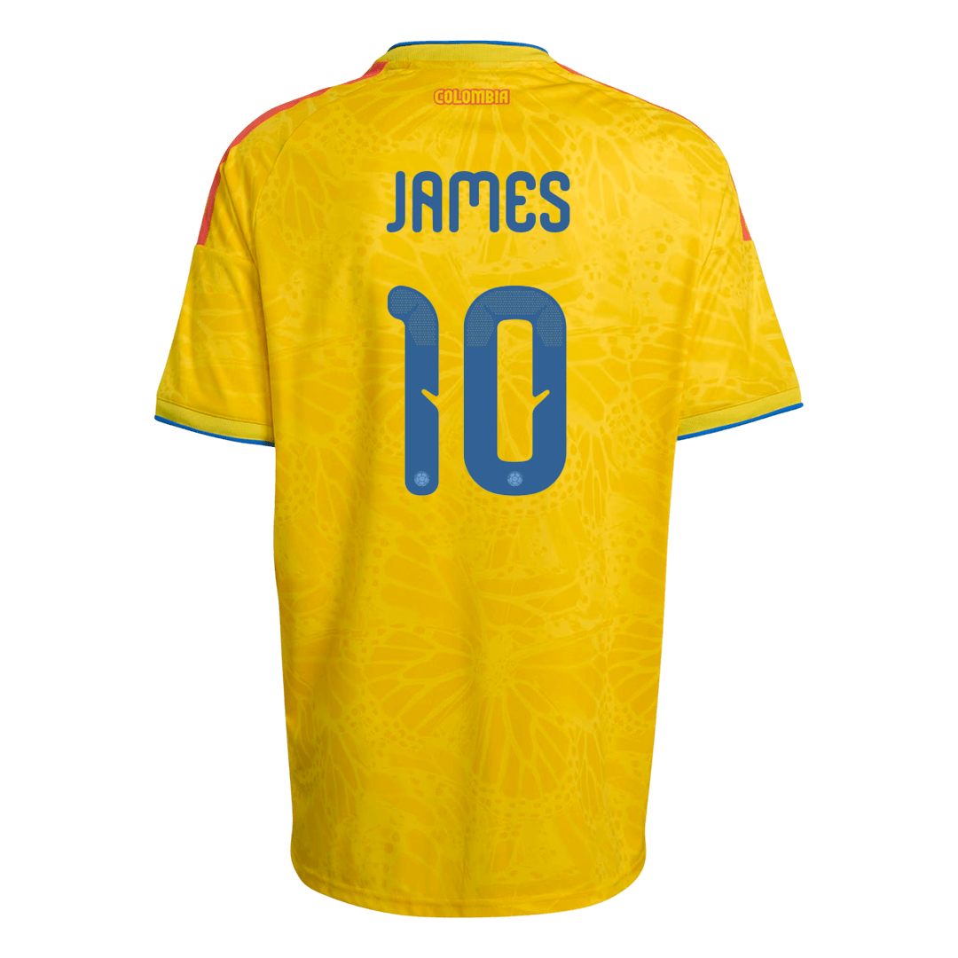 Colombia Tröja JAMES #10 2026 Hemma Gul-9
