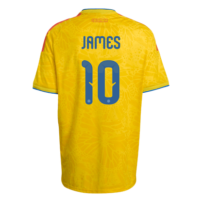 Colombia Tröja JAMES #10 2026 Hemma Gul-9