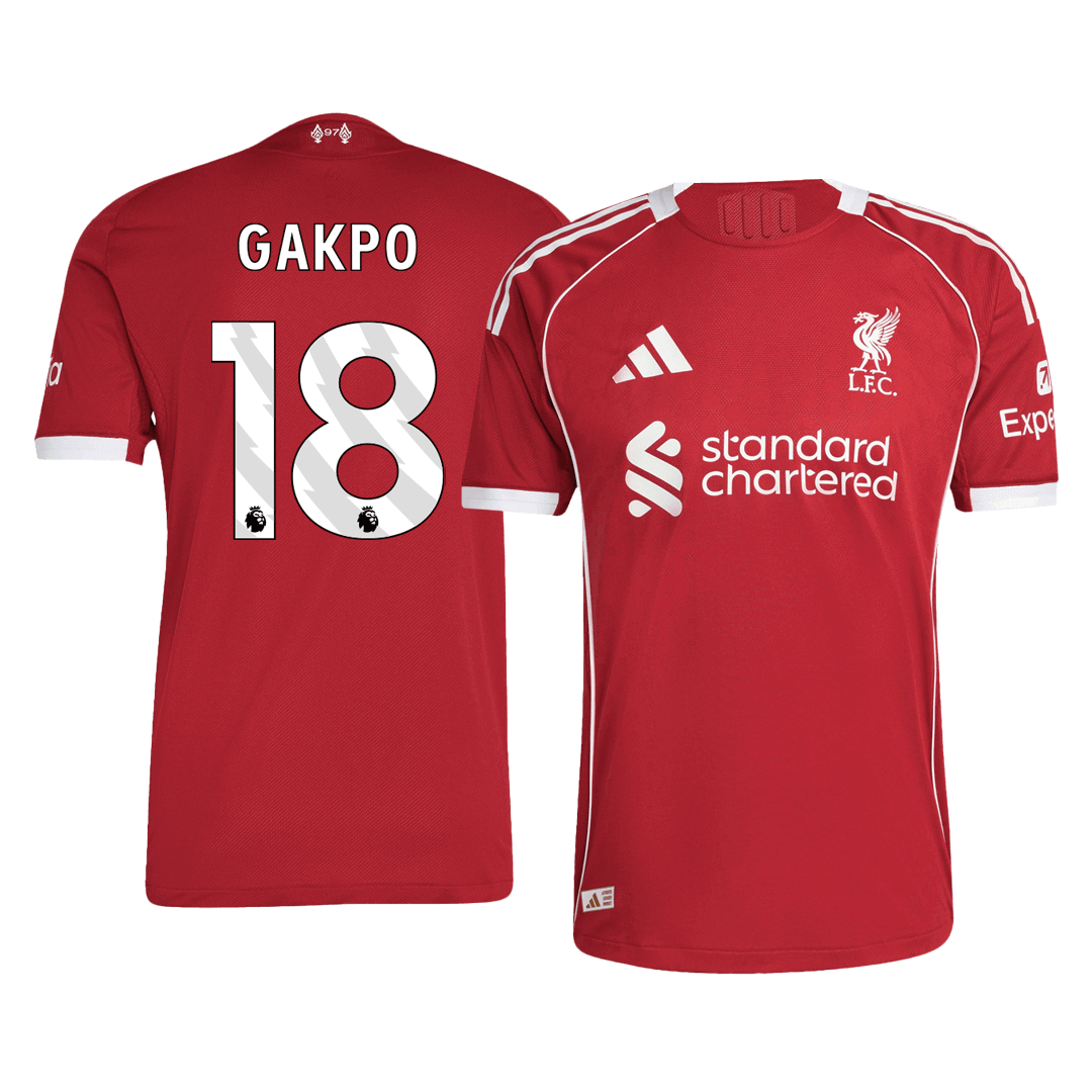 Liverpool Tröja GAKPO #18 2025/26 Hemma Röd