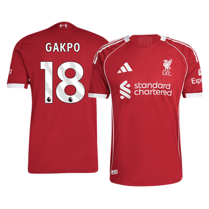 Liverpool Tröja GAKPO #18 2025/26 Hemma Röd