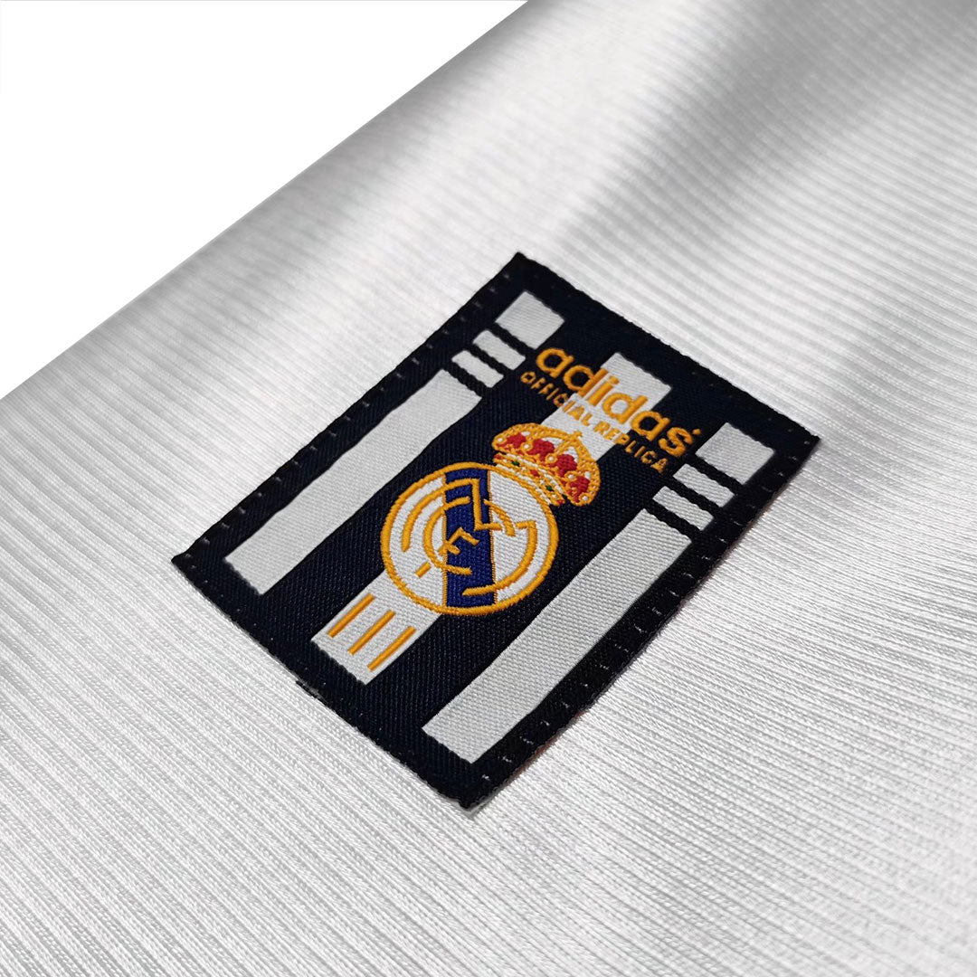 RAUL #7 Real Madrid Hemmatröja 1999/00 Retro Tröja
 Vit-4