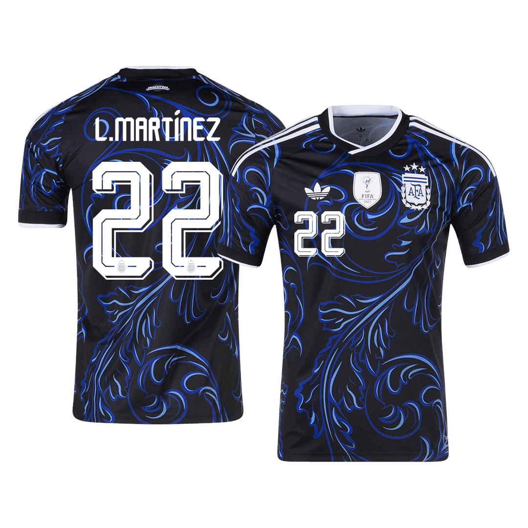 Argentina Tröja L. MARTÍNEZ #22 2026 Borta Svart
