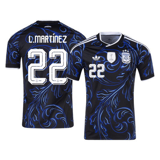 Argentina Tröja L. MARTÍNEZ #22 2026 Borta Svart
