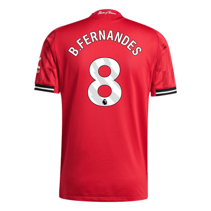 Manchester United Tröja B.FERNANDES #8 2025/26 Hemma Röd-11