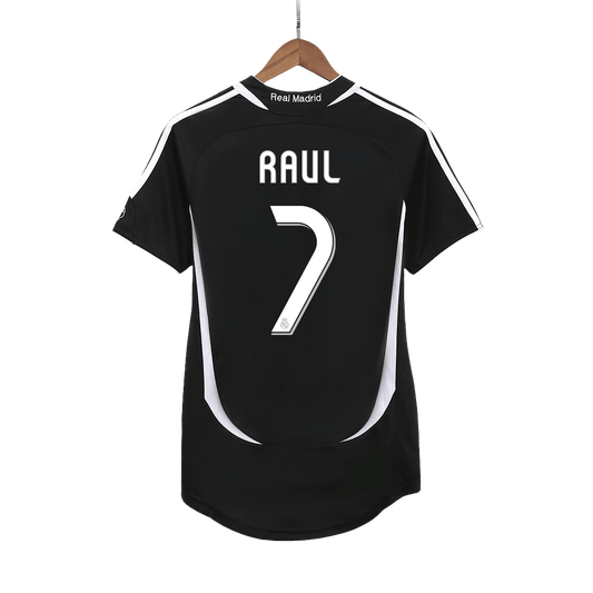 RAUL #7 Real Madrid Bortatröja 2006/07 Retro Tröja
 Svart