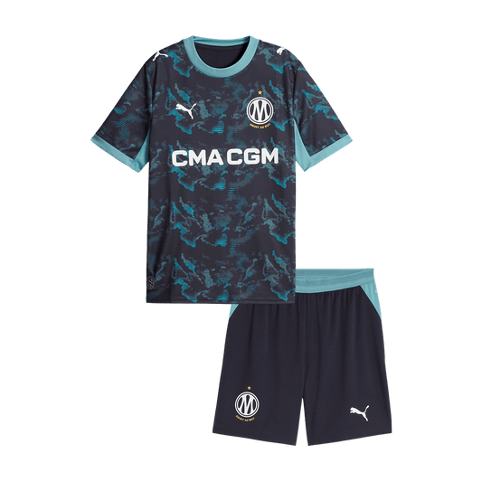 Marseille Tröja 2026/27 Borta Mörkblå Barn