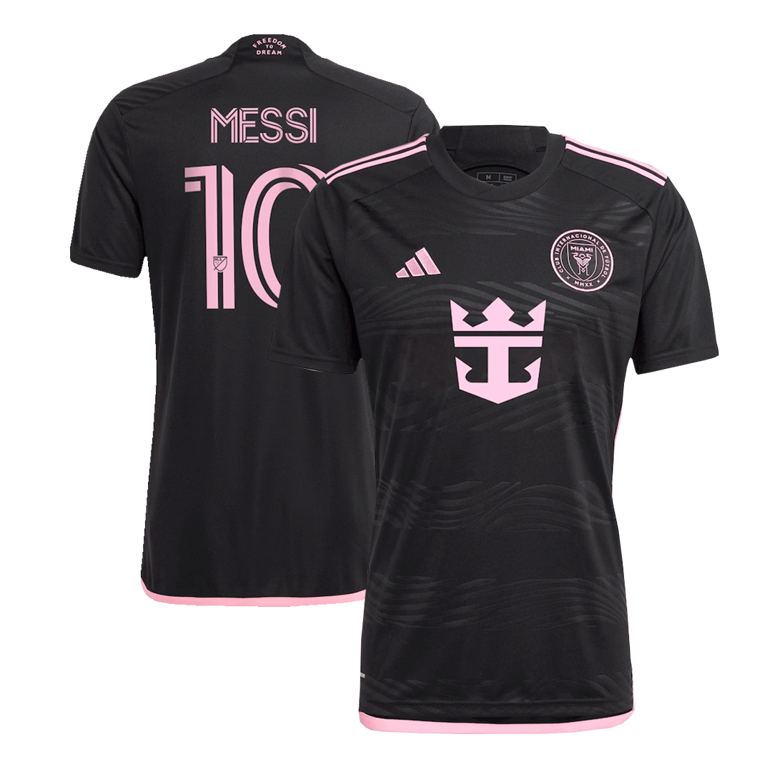 Inter Miami CF Tröja MESSI #10 2024/25 Borta Svart