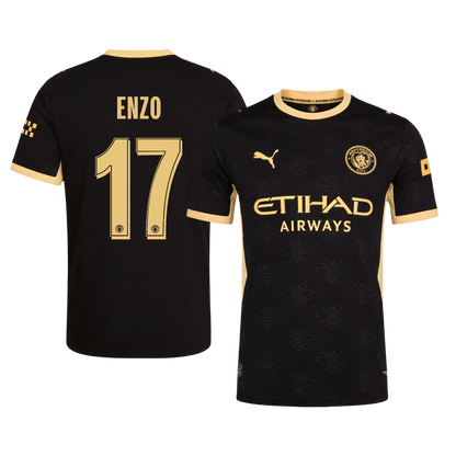 Manchester City Tröja ENZO #17 2026/27 Borta Autentisk Svart - UCL