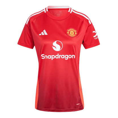 Manchester United Tröja 2024/25 Hemma Röd Dam