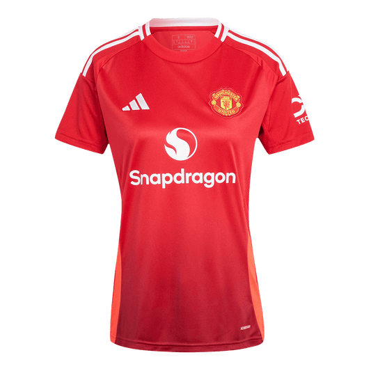 Manchester United Tröja 2024/25 Hemma Röd Dam