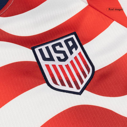 USA Tröja 2026 Hemma Röd & Vit-6