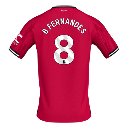 B.FERNANDES #8 Manchester United Tröja 2025/26 Hemma Premium Röd-9
