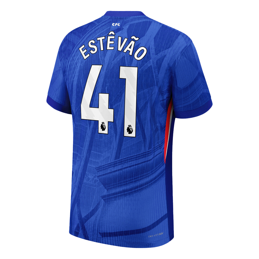 Chelsea Tröja ESTÊVÃO #41 2025/26 Hemma Blå