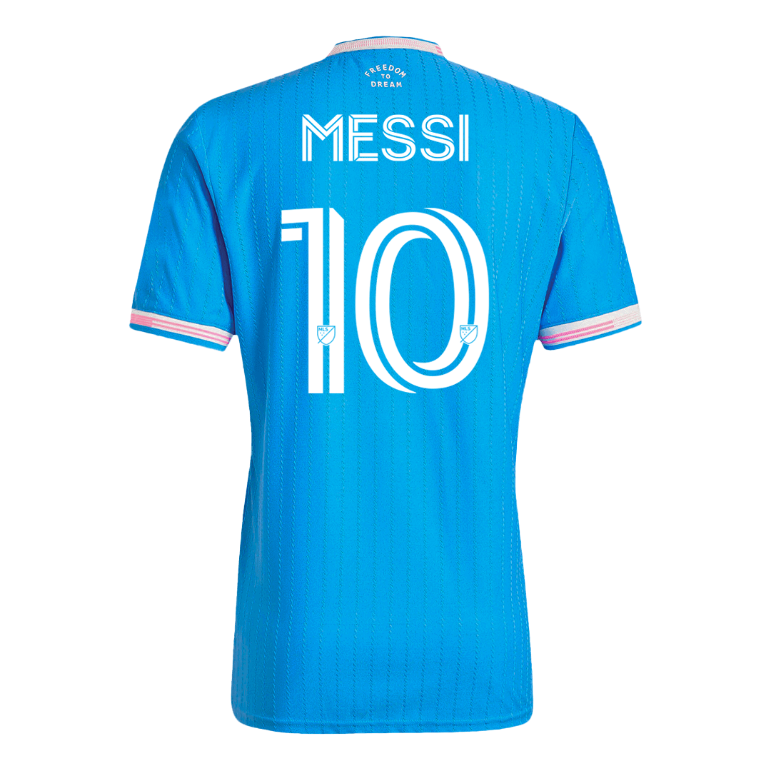 Inter Miami CF Tröja MESSI #10 2025 Tredje Blå