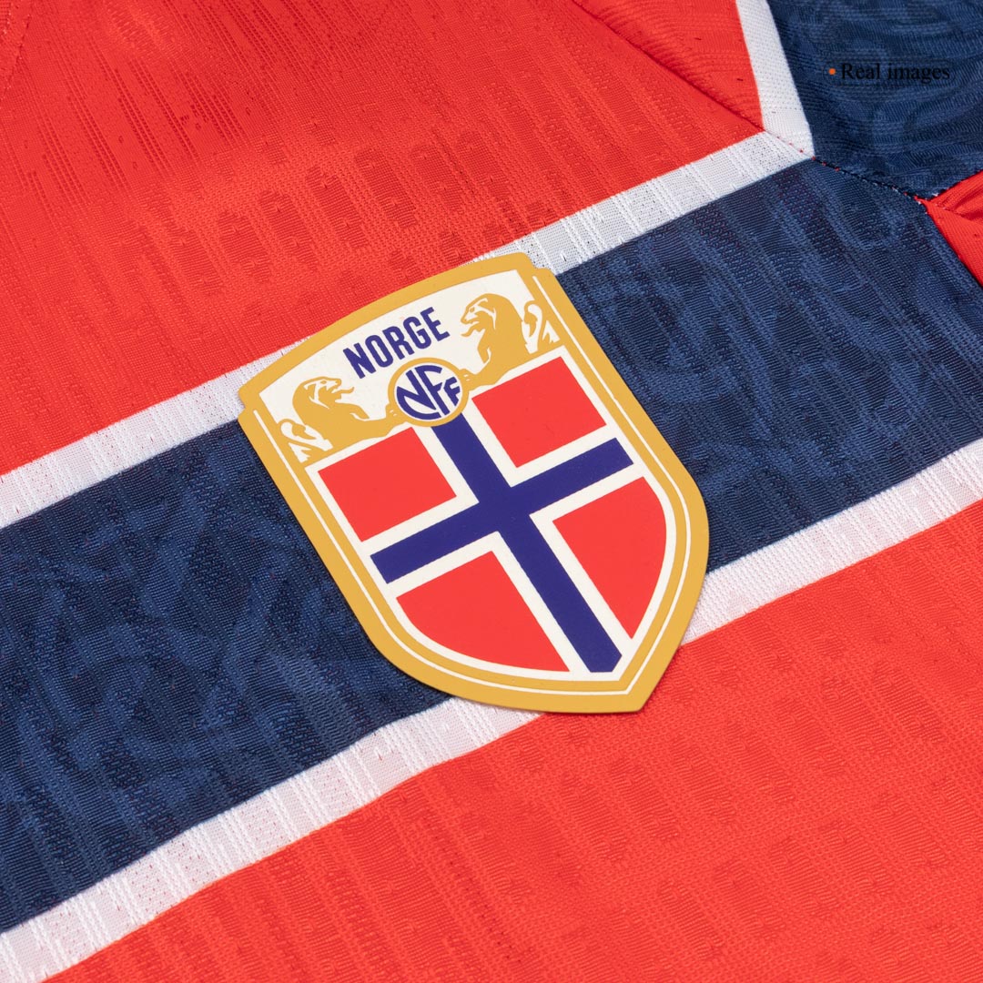 Norge Tröja 2026 Hemma Autentisk Röd-7