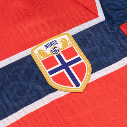 Norge Tröja 2026 Hemma Autentisk Röd-7