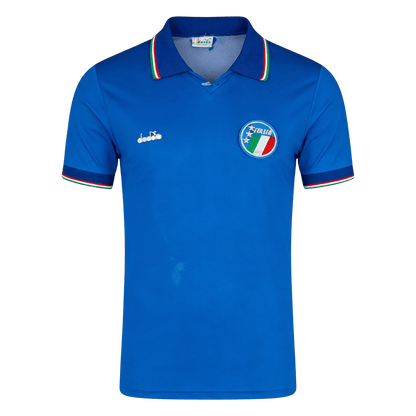Italien Hemmatröja 1990 Retro Tröja
 Blå