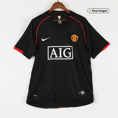 Manchester United Bortatröja 2007/08 Retro Tröja
 Svart-2