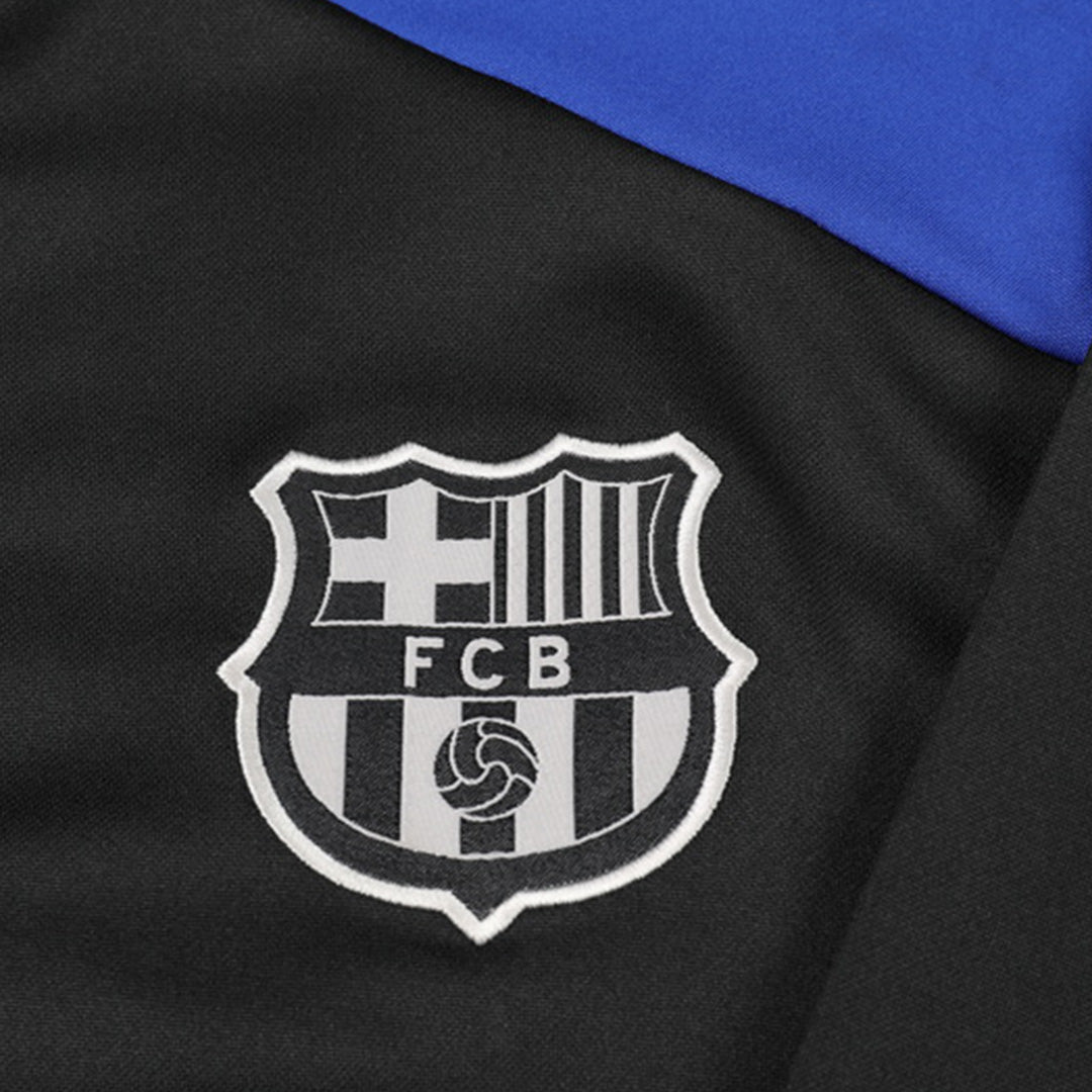 Barcelona Träningsställ 2024/25 Barn Svart-9