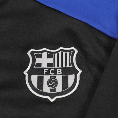 Barcelona Träningsställ 2024/25 Barn Svart-9