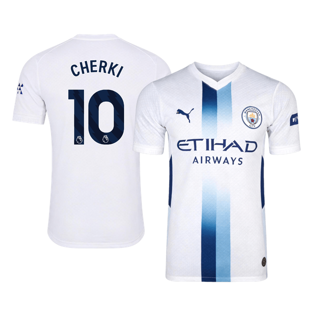 Manchester City Tröja CHERKI #10 2026/27 Third Vit
