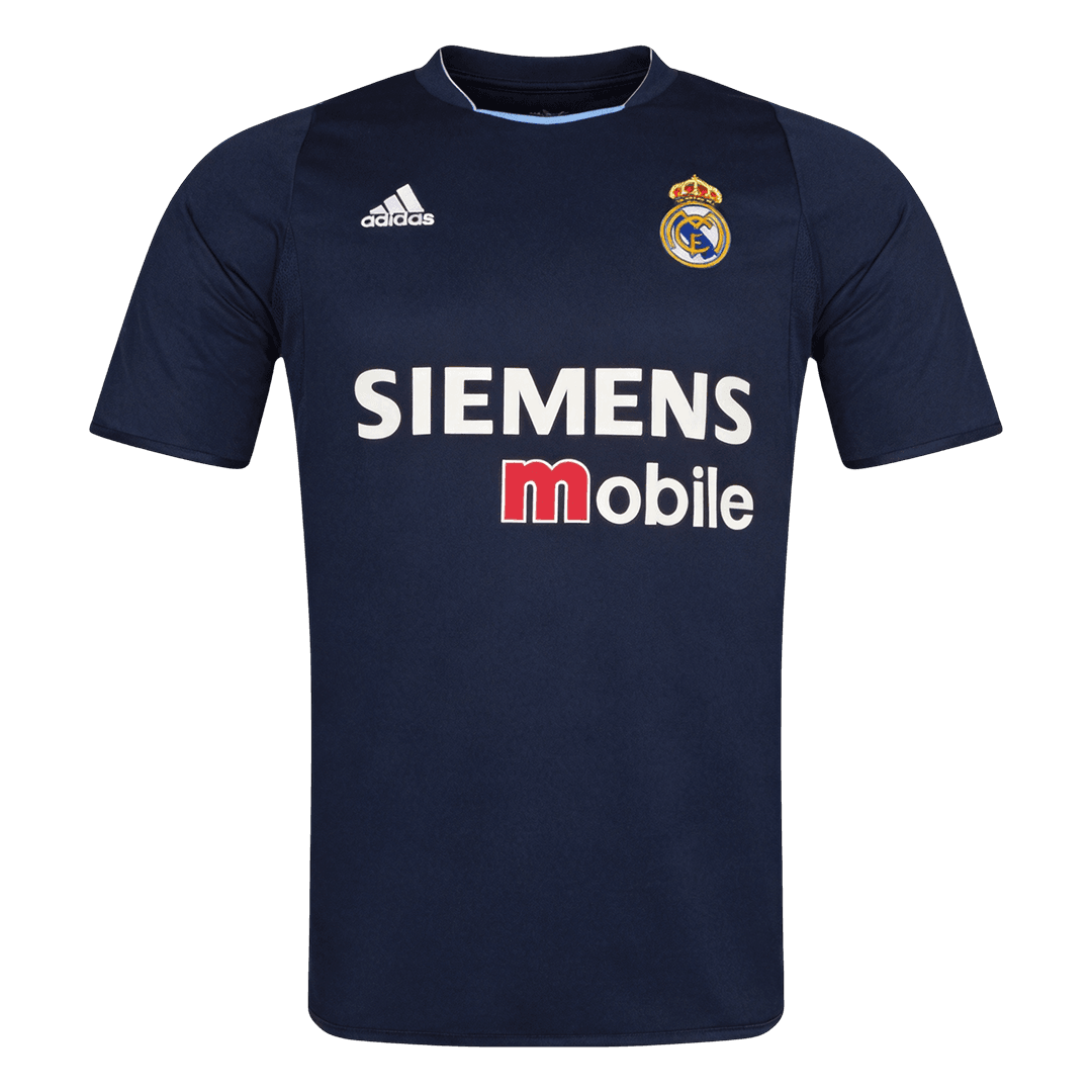 Real Madrid Bortatröja 2003/04 Retro Tröja
 Mörkblå