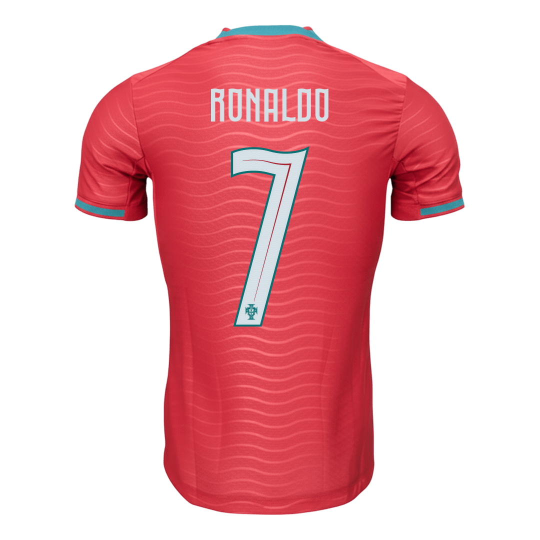 Portugal Tröja RONALDO #7 2026 Hemma Autentisk Röd