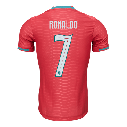 Portugal Tröja RONALDO #7 2026 Hemma Autentisk Röd-8