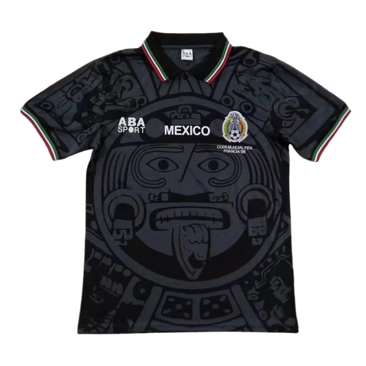 Mexiko tröja 1998 Retro Tröja
 Svart-1