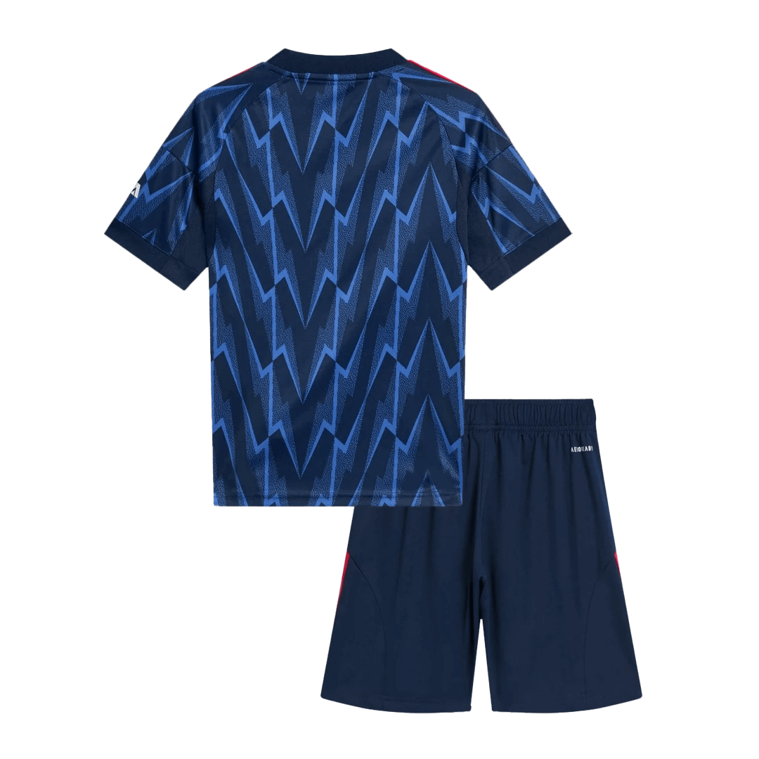 Arsenal Tröja 2025/26 Borta Blå Barn