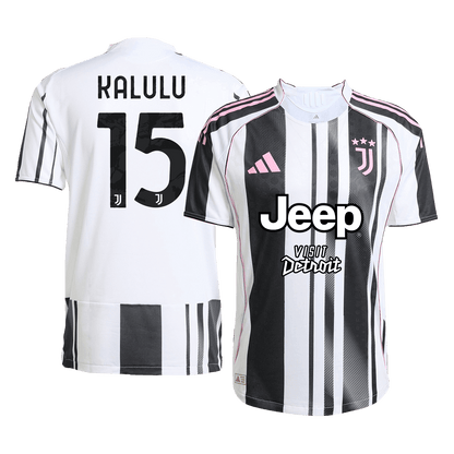 Juventus Tröja KALULU #15 2025/26 Hemma Svart & Vitt